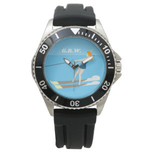 Relógio Waterski, estilo Vintage