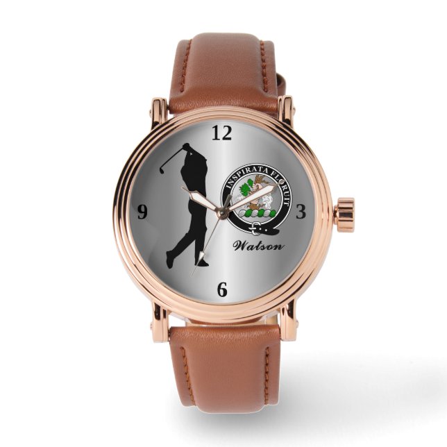 Relógio Watson Clan Crachá (Sua) Golf Watch (Frente)