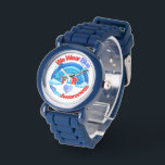 Relógio We wear Blue for Autism Awareness<br><div class="desc">Show love, pride, and support with this beautifully designed Autism Awareness Watch. Featuring a vibrant blue band and a unique autism-inspired design, this watch blends fashion with purpose, it’s a daily reminder of acceptance, understanding, and the beauty of neurodiversity. Crafted for comfort and durability, this watch makes a thoughtful gift...</div>