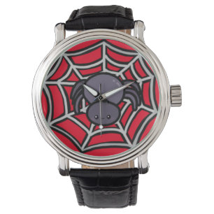 Relógio Web de aranha Kawaii
