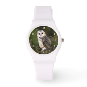 Relógio Western Barn Owl - Imagem de Cores-d'Água