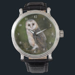 Relógio Western Barn Owl Watch<br><div class="desc">Western Barn Owl Watches MIGNED Paining Design</div>