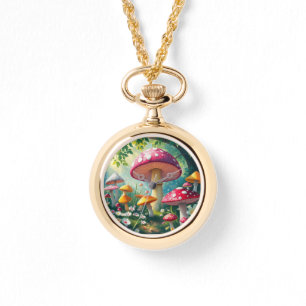 Relógio Whimsical Encantado Forest Mushroom eWatch