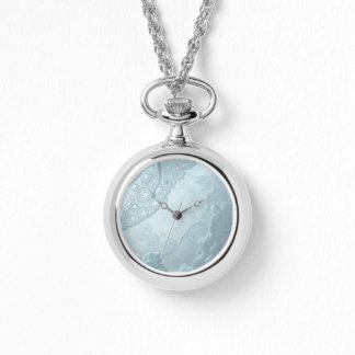Relógio White Fantasy Lace Patterno Necklace Watch