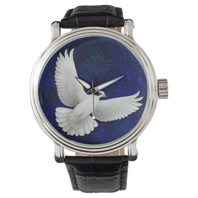 Relógio White Peace Dove Watch (Frente)