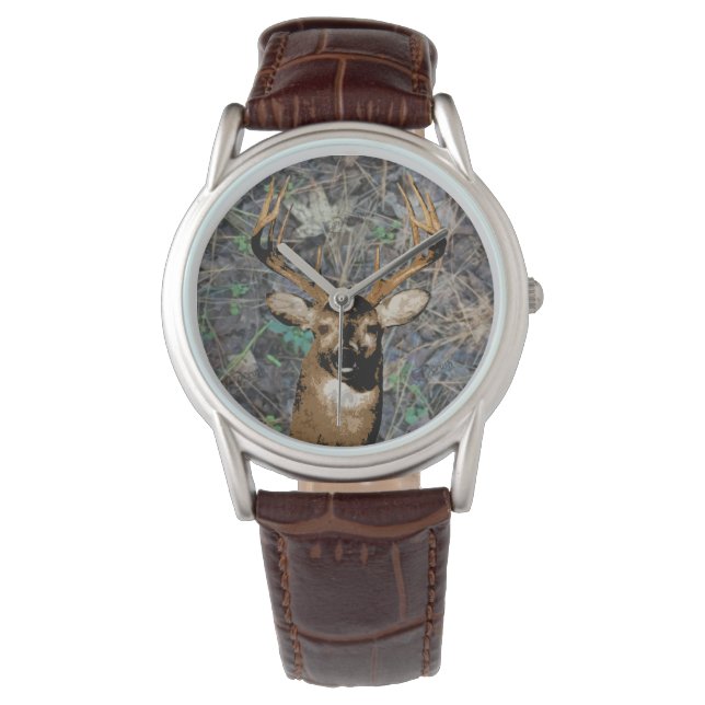Relógio Whitetail Buck Deer Hunting Watch (Frente)