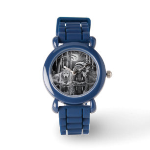 Relógio Wild Connection: Wolf and Girl