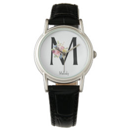 Relógio Wild Flower Alphabet M Watch