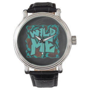 Relógio Wild Me Cobra Brown e Teal Impressão