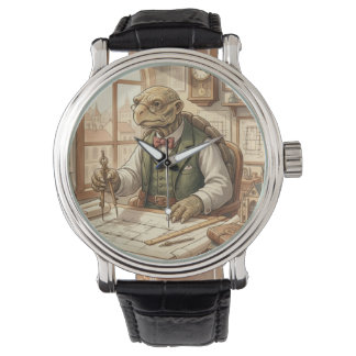 Relógio Wise Turtle Architect Vintage Art Watch