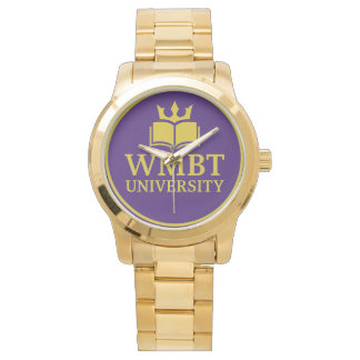 Relógio WMBT University Gold plated Watch