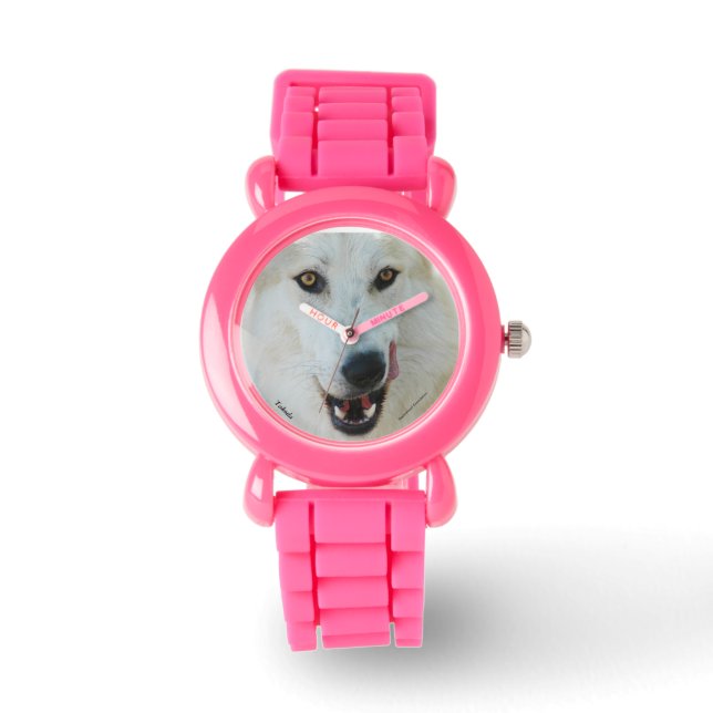 Relógio Wolf Pink Glitter Watch (Frente)