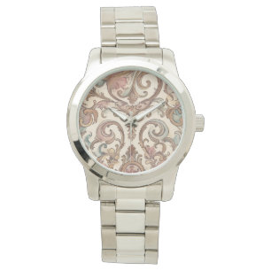 Relógio Women Watch, Classic Elegant, Rosa Dourado padrão
