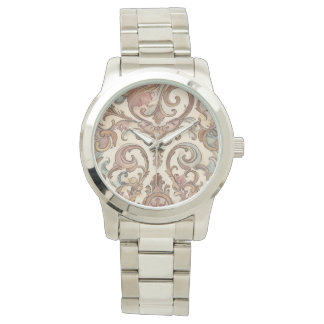 Relógio Women Watch, Classic Elegant, Rosa Dourado padrão