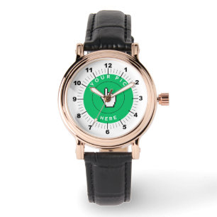 Relógio Women's Watch - Personalizado - Rosa Dourado Vinta