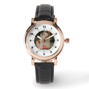 Relógio Women's Watch - Personalizado - Rosa Dourado Vinta