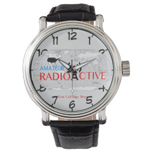 Relógio World Amateur Radio Ative Numeration Watch
