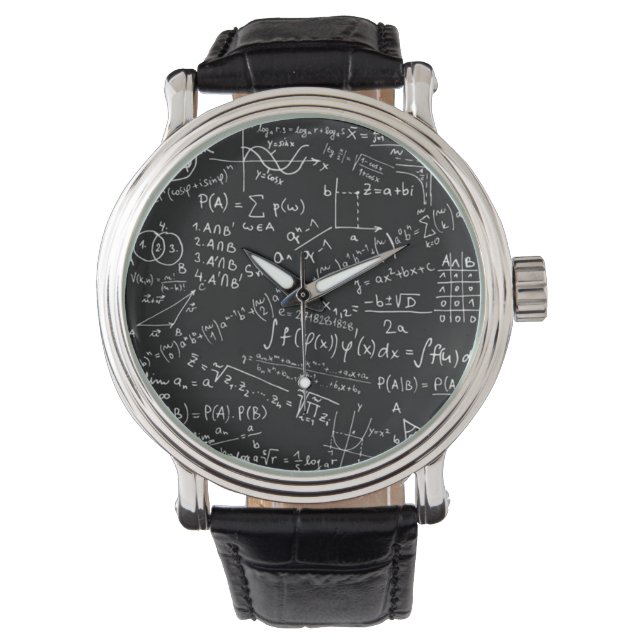 Relógio Wrist Watch - Math Formula (Frente)
