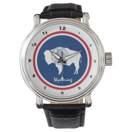 Relógio Wyoming Flag & Wyoming fashion USA /design watch