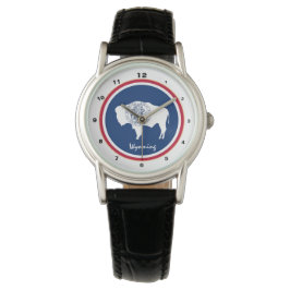 Relógio Wyoming Flag & Wyoming fashion USA /design watch