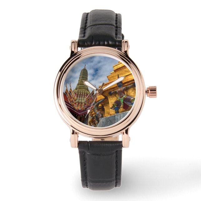 Relógio Yaksha no Wat Phra Kaeo (Frente)