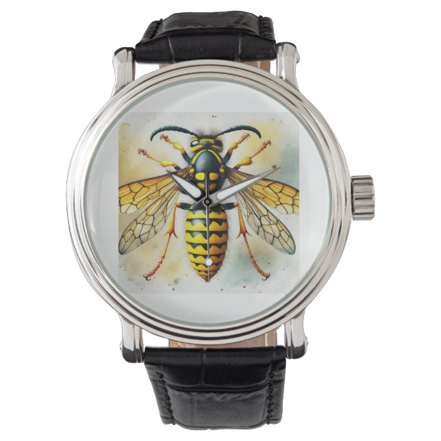 Relógio Yellow Jacket Insect 170924IREF242 - Watercolor (Frente)