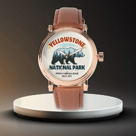 Relógio Yellowstone Bear Men’s Watch – Timeless Wilderness