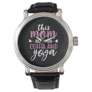 Relógio Yoga Lover   Esta Mãe Funciona No Café E Ioga