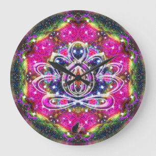 Relógio Zen Lotus Atmosférico