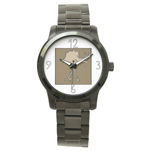 Relógio Zodiac Sinaliza Capricórnio Aniversário Watch (Frente)