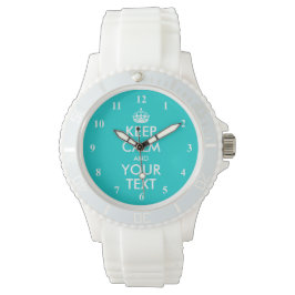 Relógios Coloridos e Calmos | Cores personalizadas