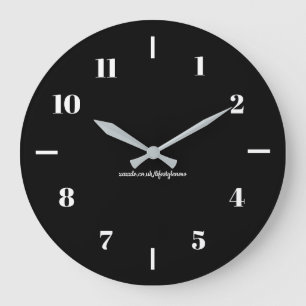 Relógios de Parede - Branco no Design de Fundo Pre