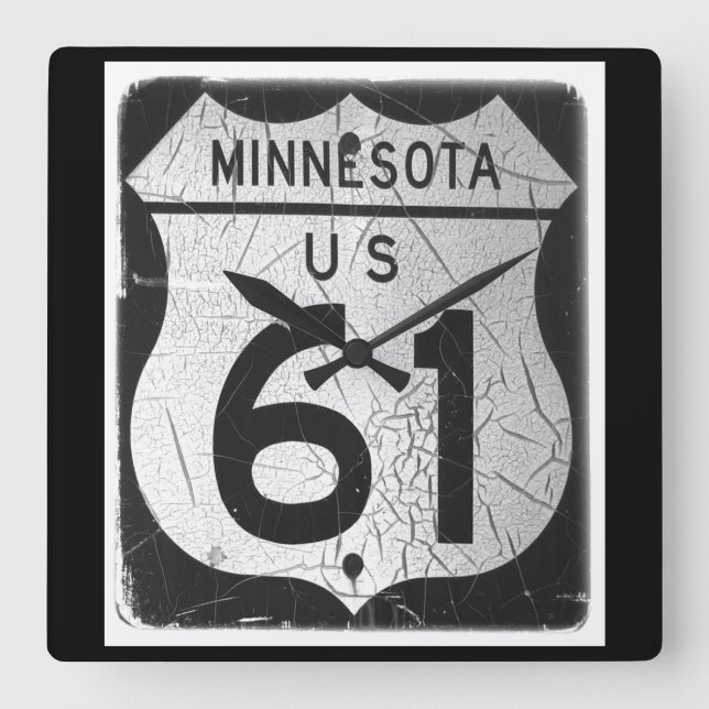 Relógios de parede da estrada 61 (Frente)