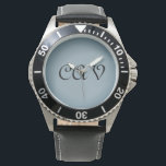 Relógios e Relógios de Cinza Azul<br><div class="desc">Esta bela chaveiro azul será perfeita para as suas chaves. Também pode ser personalizado para torná-lo seu chaveiro único.</div>