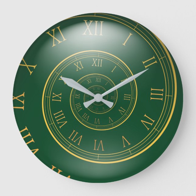 Relógios Eternos, Grande Relógio Romano Espiral (Frente)