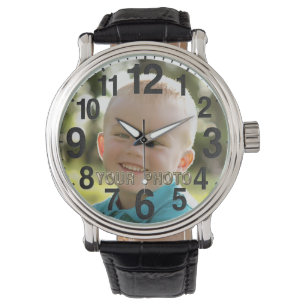 Relógios personalizados da IMAGEM para homens,