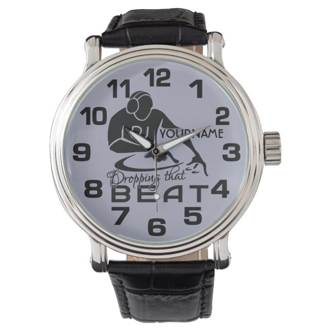 relógios personalizados DJ (Frente)