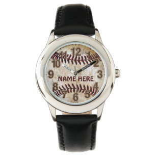 Relógios personalizados do basebol para miúdos