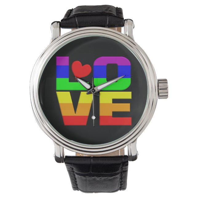 Relógios Rainbow Love (Frente)