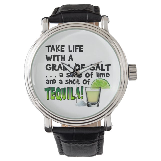 RELÓGIOS - VIDA, LIMÃO, SAL, TEQUILA! (Frente)