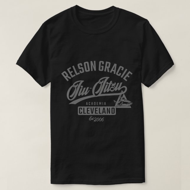 Relson Gracie Cleveland Jiu-Jitsu T-Shirt (Frente do Design)