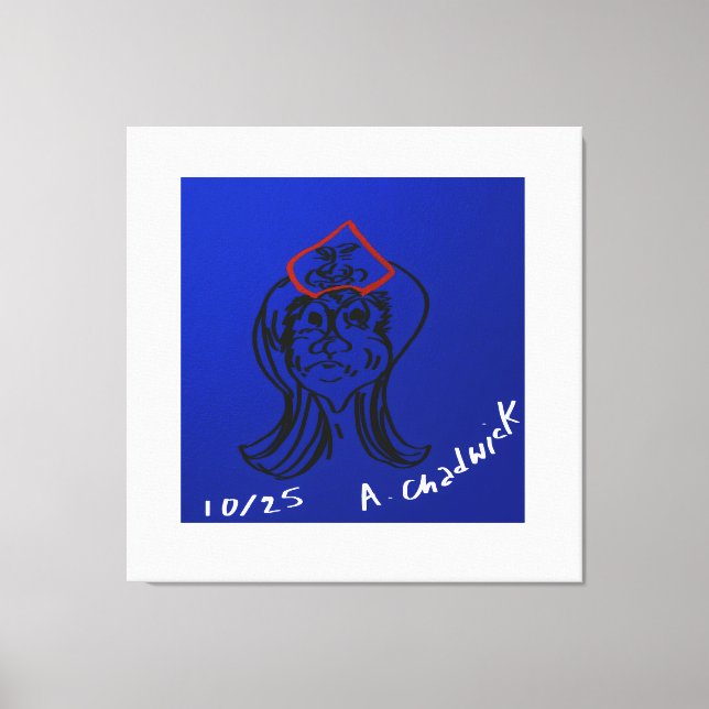 Reluctant Queen Animation Stretched Canvas (Frente)