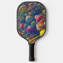 remada de picleball de corrida espacial