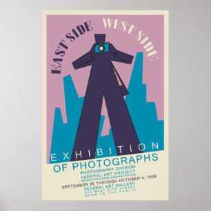 remake 1938 do poster da exposição da fotografia