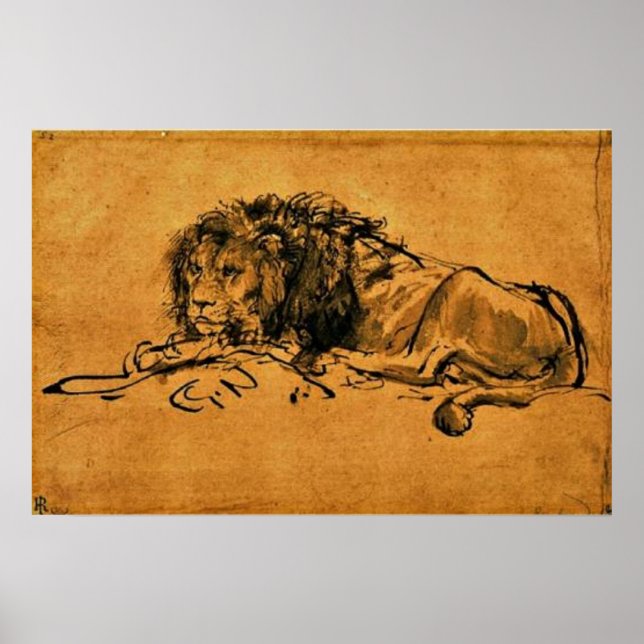 Rembrandt - No Resto Leo Poster (Frente)