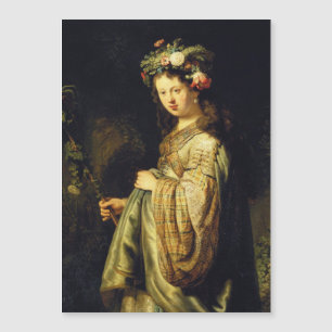 Rembrandt - Saskia As Flora