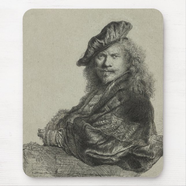 Rembrandt Self-Retrait CC0170 Mousepad (Frente)