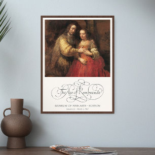 Rembrandt The Jewish Bride Painting Art Impressão