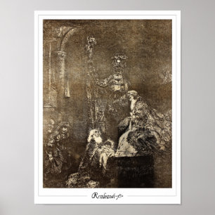 Rembrandt van Rijn Zedign Art Poster nº 105