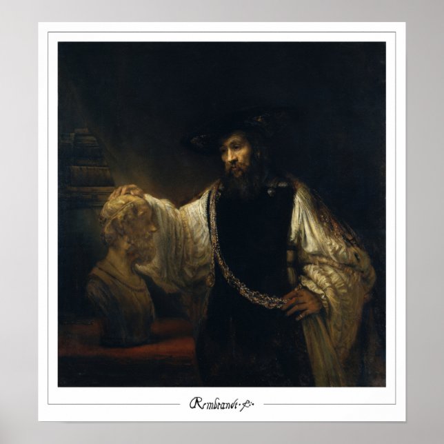 Rembrandt van Rijn Zedign Art Poster nº 21 (Frente)